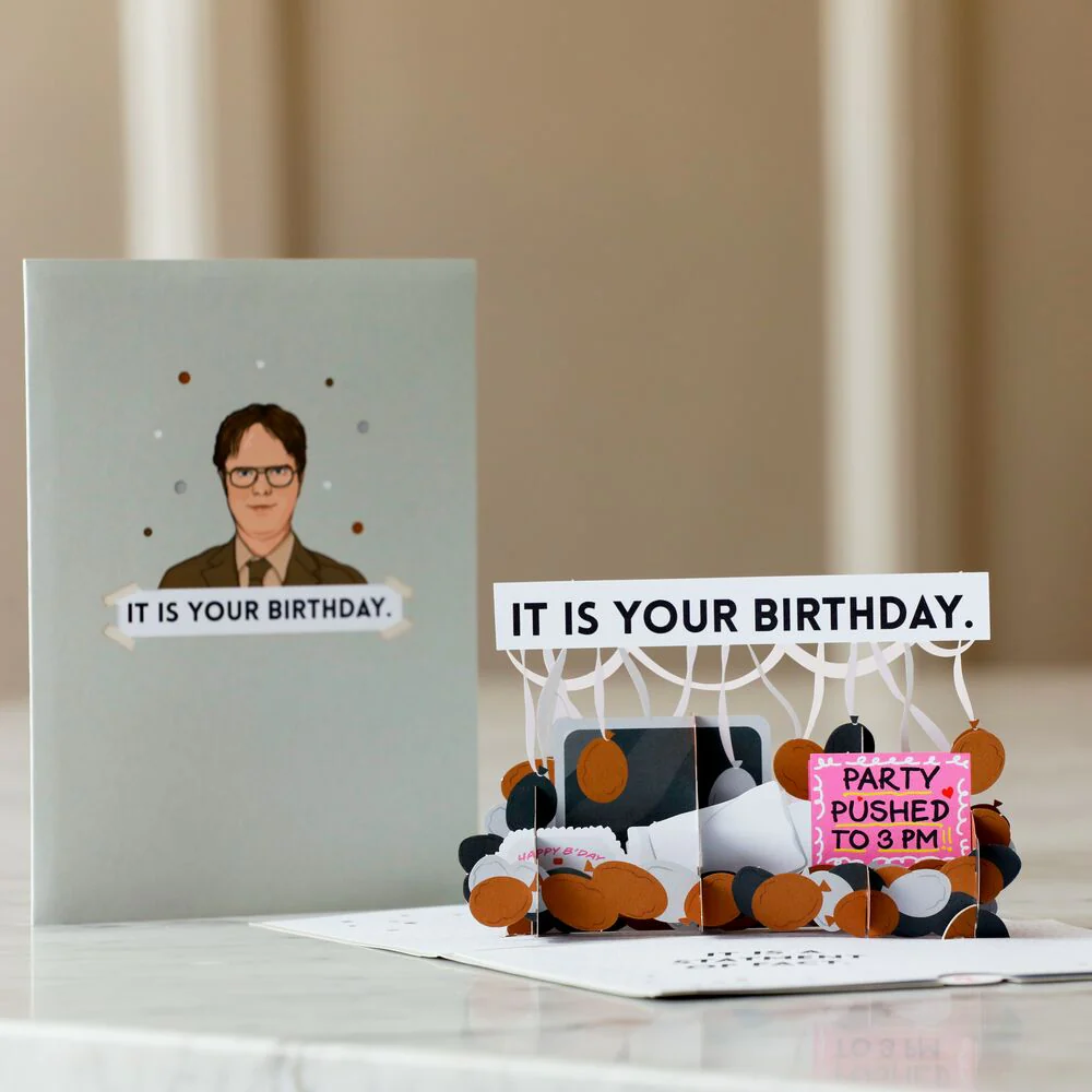 The Office It is Your Birthday Pop-Up Card - Image 5
