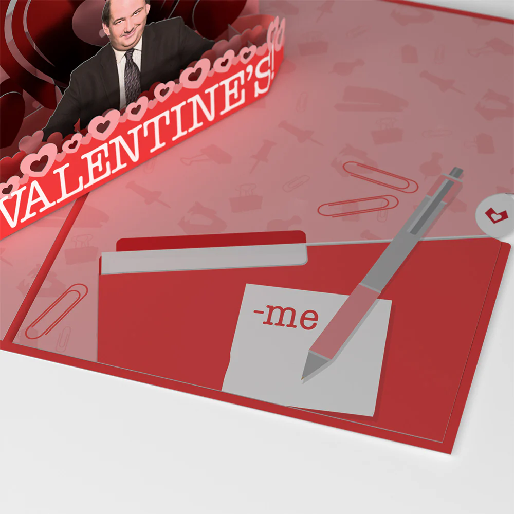 The Office Kevin Valentine Pop-Up Card - Image 7