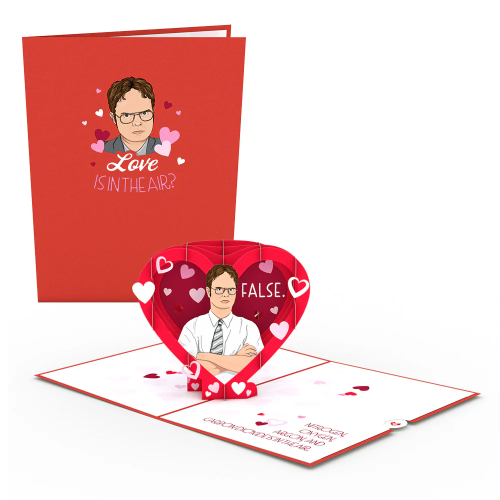 The Office Love Is In The Air Pop-Up Card - Image 4