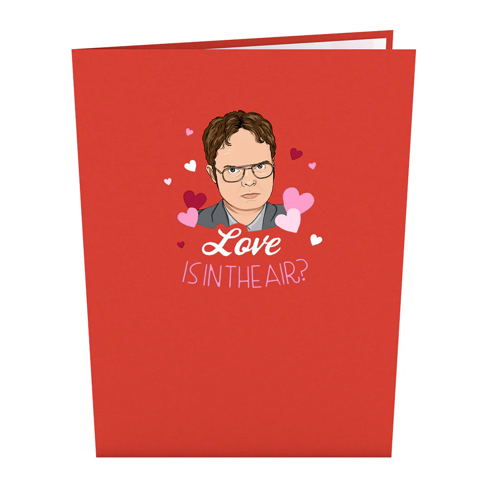 The Office Love Is In The Air Pop-Up Card - Image 5
