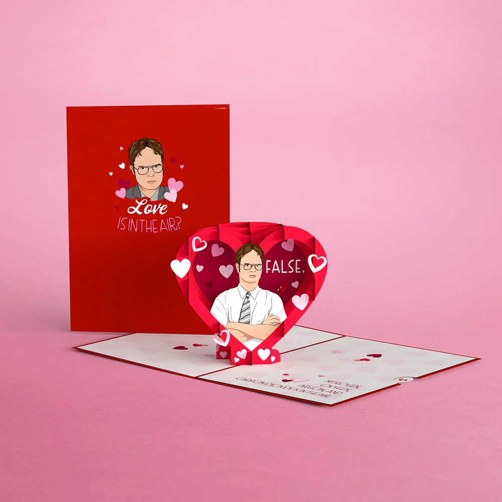 The Office Love Is In The Air Pop-Up Card - Image 6