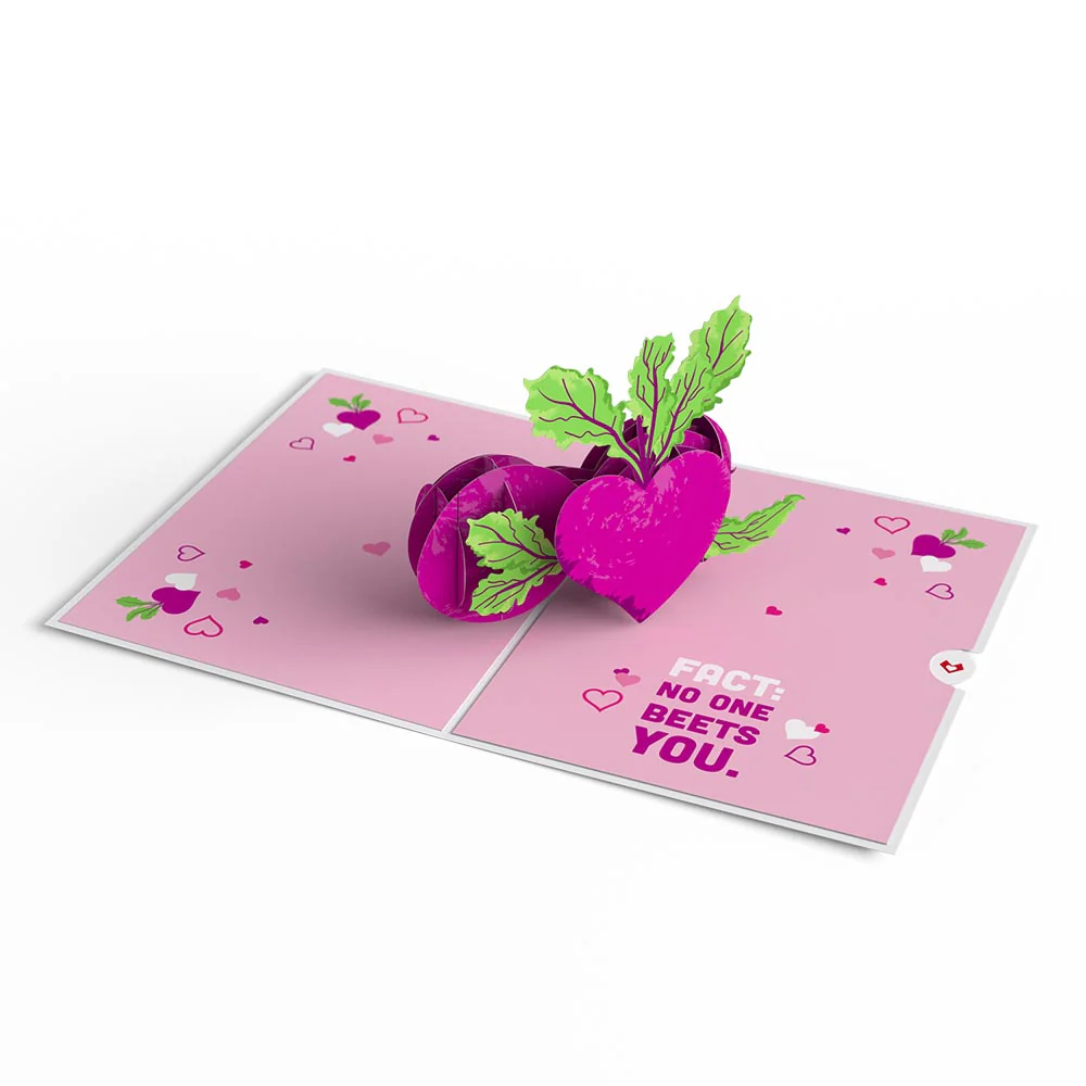 The Office No One Beets You Valentine Pop-Up Card - Image 3