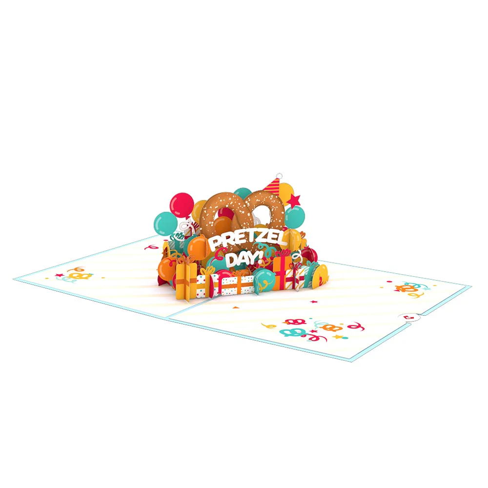 The Office Pretzel Day Birthday Pop-Up Card - Image 3
