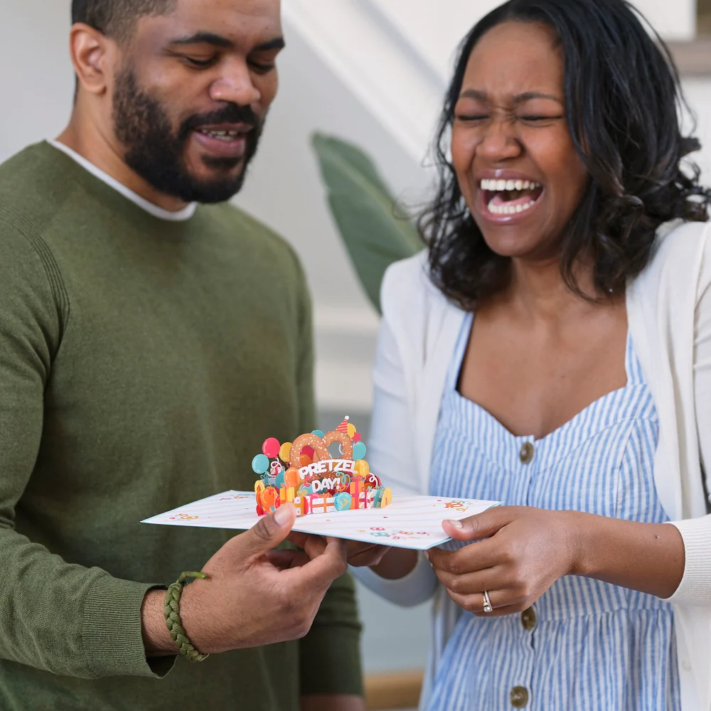 The Office Pretzel Day Birthday Pop-Up Card - Image 6