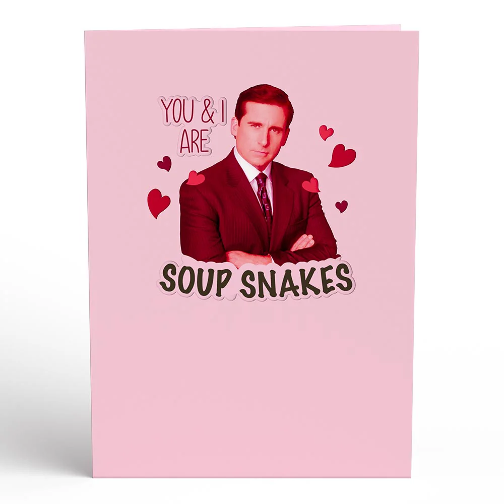 The Office Soup Snakes Pop-Up Card - Image 4