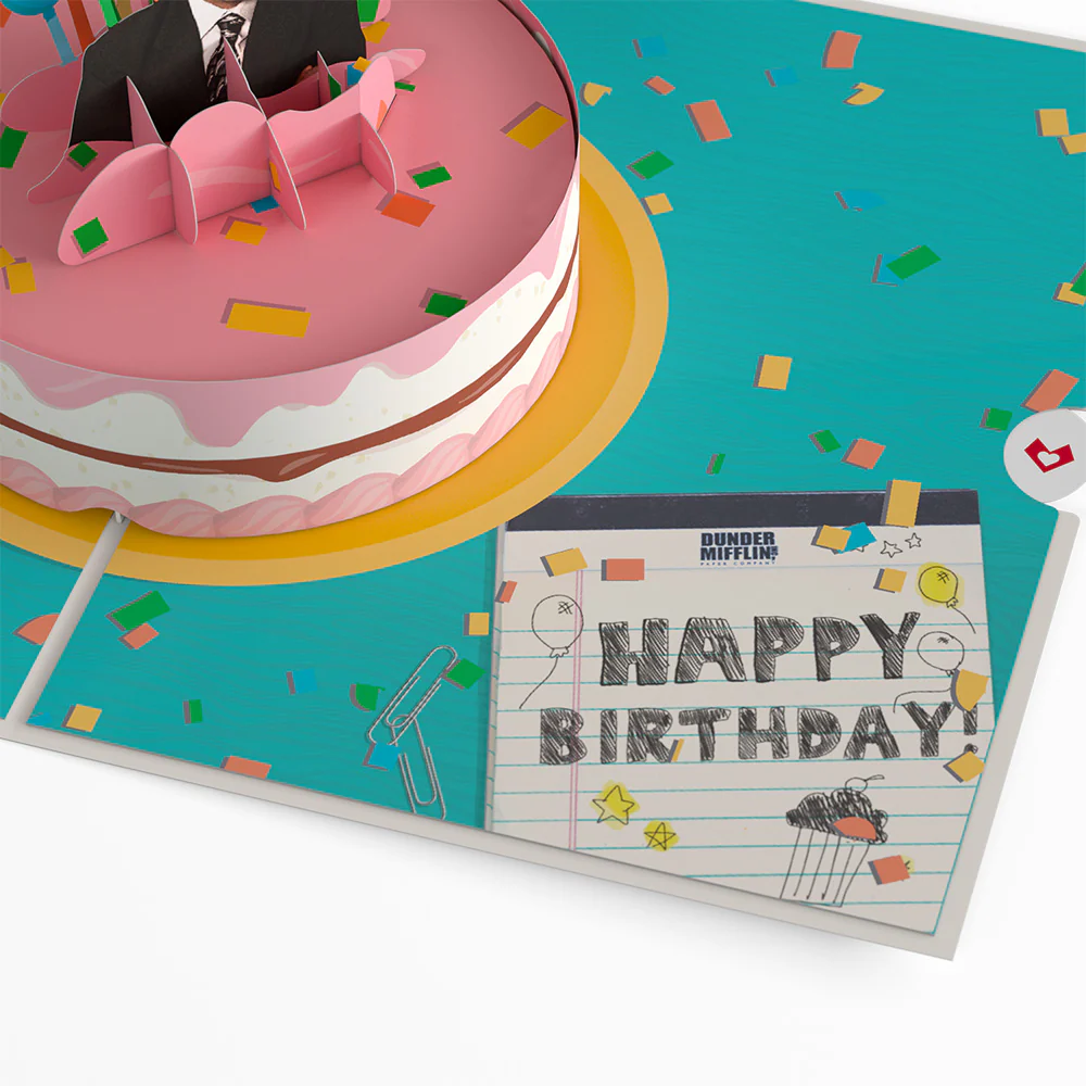 The Office You're Old Birthday Pop-Up Card - Image 6
