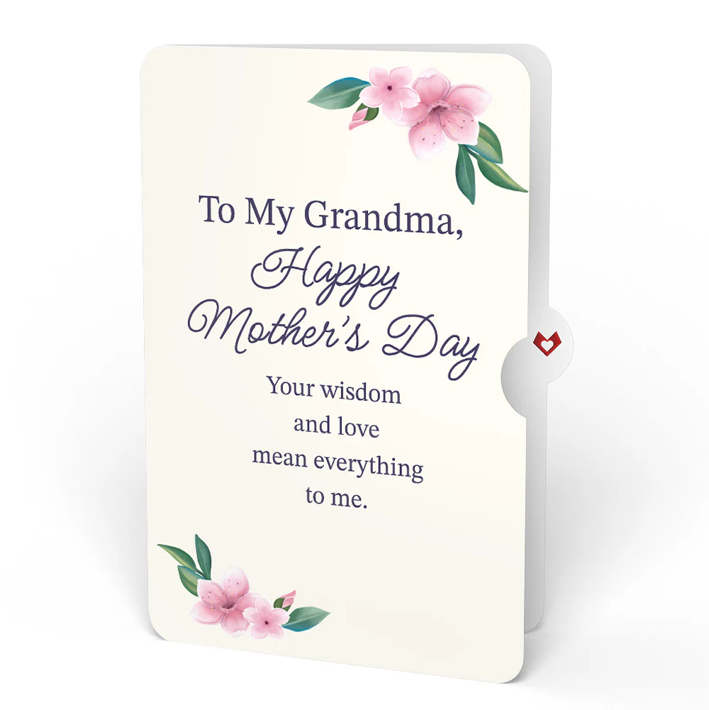 Thinking of You Flower Cart Mother's Day Pop-Up Card and Sentiment Set for Grandma - Image 4