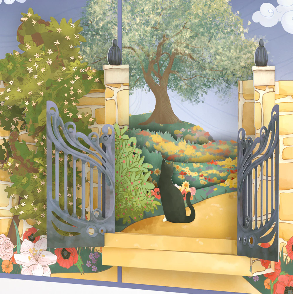 Through the Garden Gate Love Pop-Up Card and Sentiment Set - Image 3