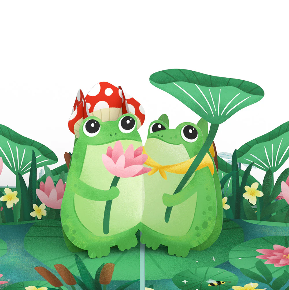 Time Well Spent Frogs Mother’s Day Pop-Up Card and Sentiment Set for Daughter-in-law - Image 3