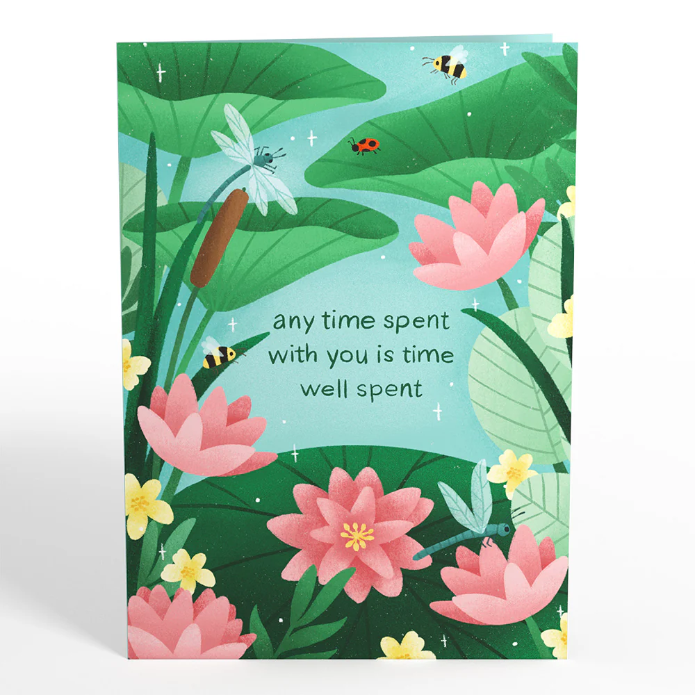 Time Well Spent Frogs Pop-Up Card - Image 5