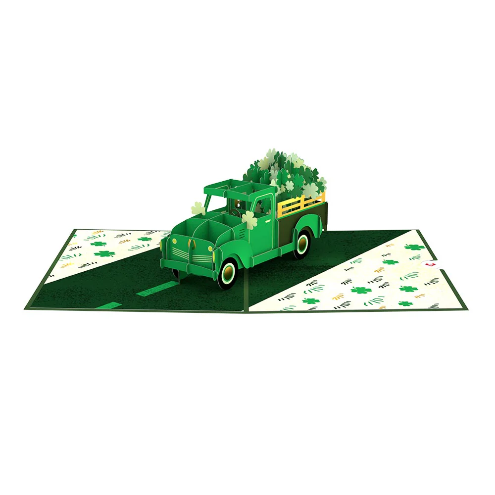 Truckloads of Luck Pop-Up Card - Image 3