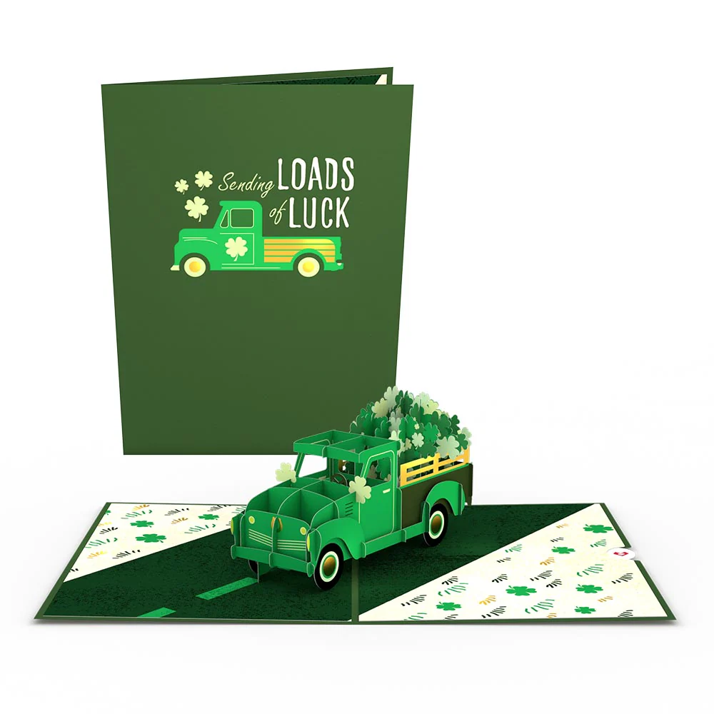 Truckloads of Luck Pop-Up Card - Image 5