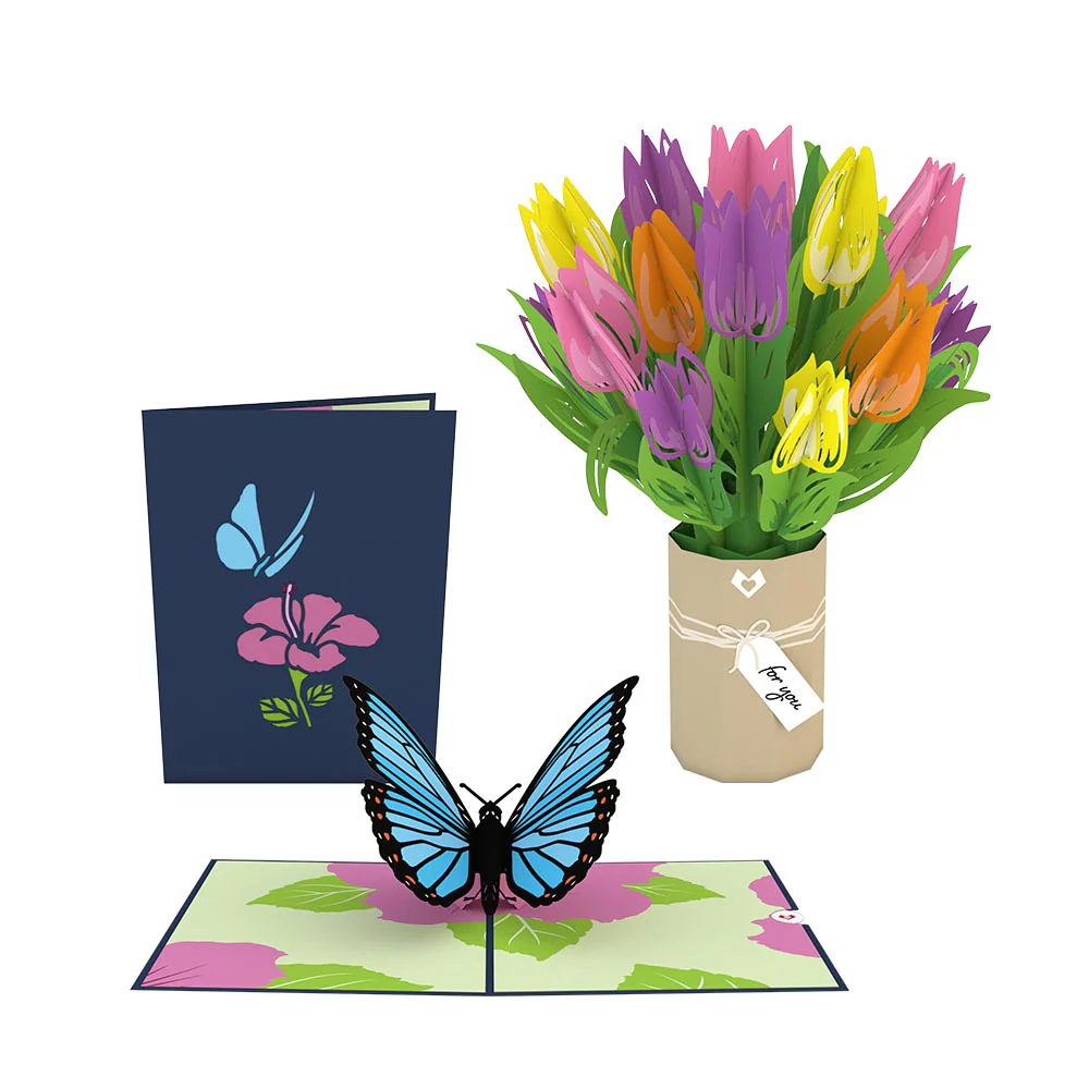 Tulip & Blue Morpho Butterfly Bundle - Image 3