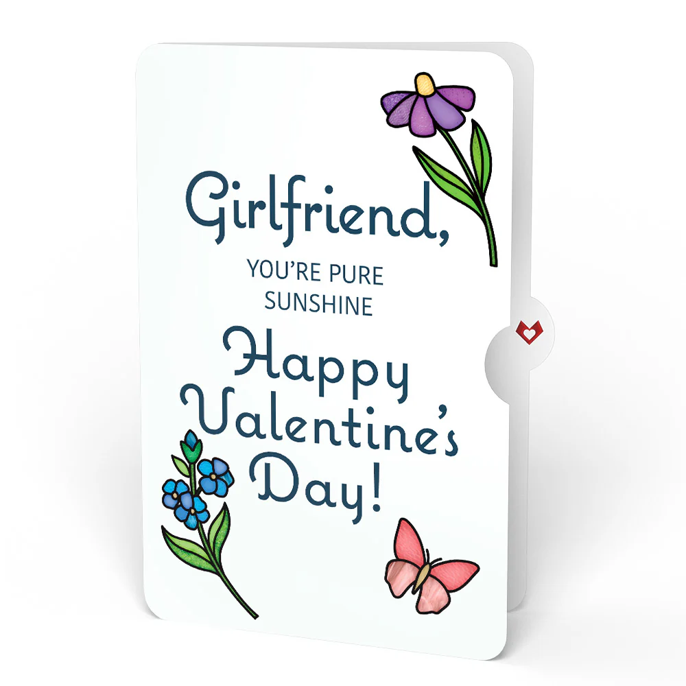 Vibrant Tulip Valentine Suncatcher Bouquet and Sentiment Set for Girlfriend - Image 4