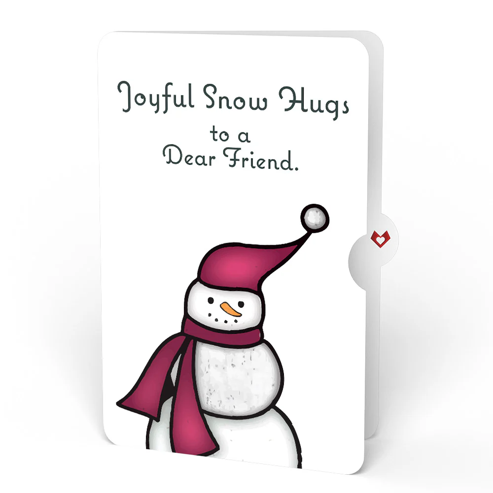 Warm Wishes Snowman Winter Suncatcher Card and Sentiment Set for Friend - Image 4