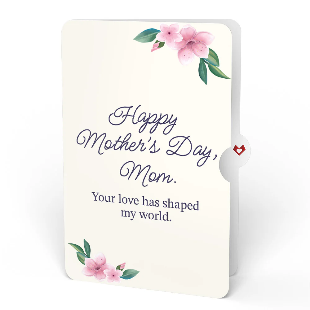 Watercolor Jacaranda Tree Mother's Day Pop-Up Card and Sentiment Set for Mom - Image 4