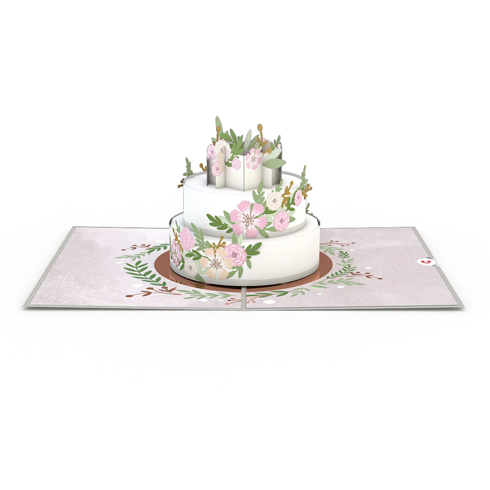 Wedding Cake Pop-Up Card - Image 3