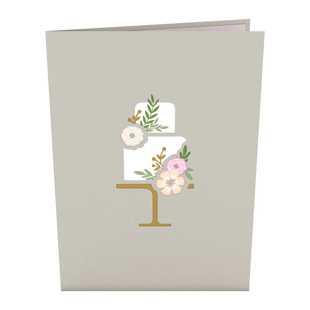 Wedding Cake Pop-Up Card - Image 4