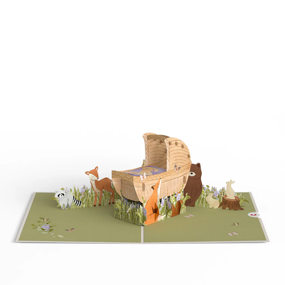 Welcome Little One New Baby Pop-Up Card - Image 3