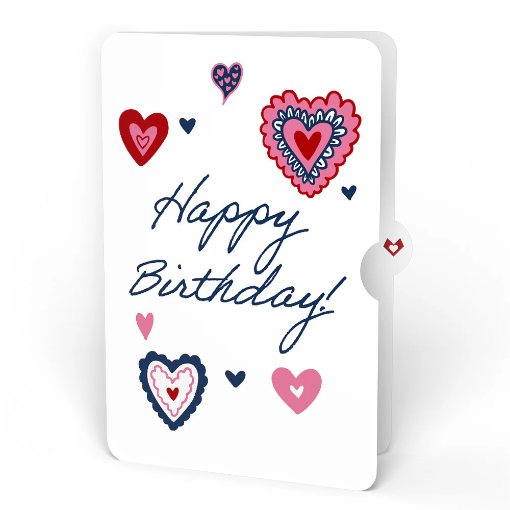 Whimsical Hearts Birthday Light-Up Bouquet and Sentiment Set - Image 4