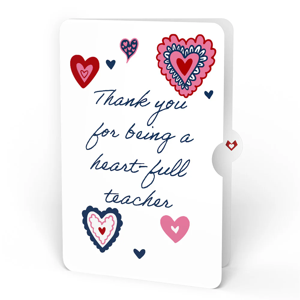 Whimsical Hearts Thank You Light-Up Bouquet and Sentiment Set for Teacher - Image 4