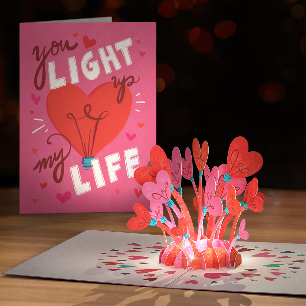 Whimsical Love Light-Up Pop-Up Card 3-Pack - Image 4