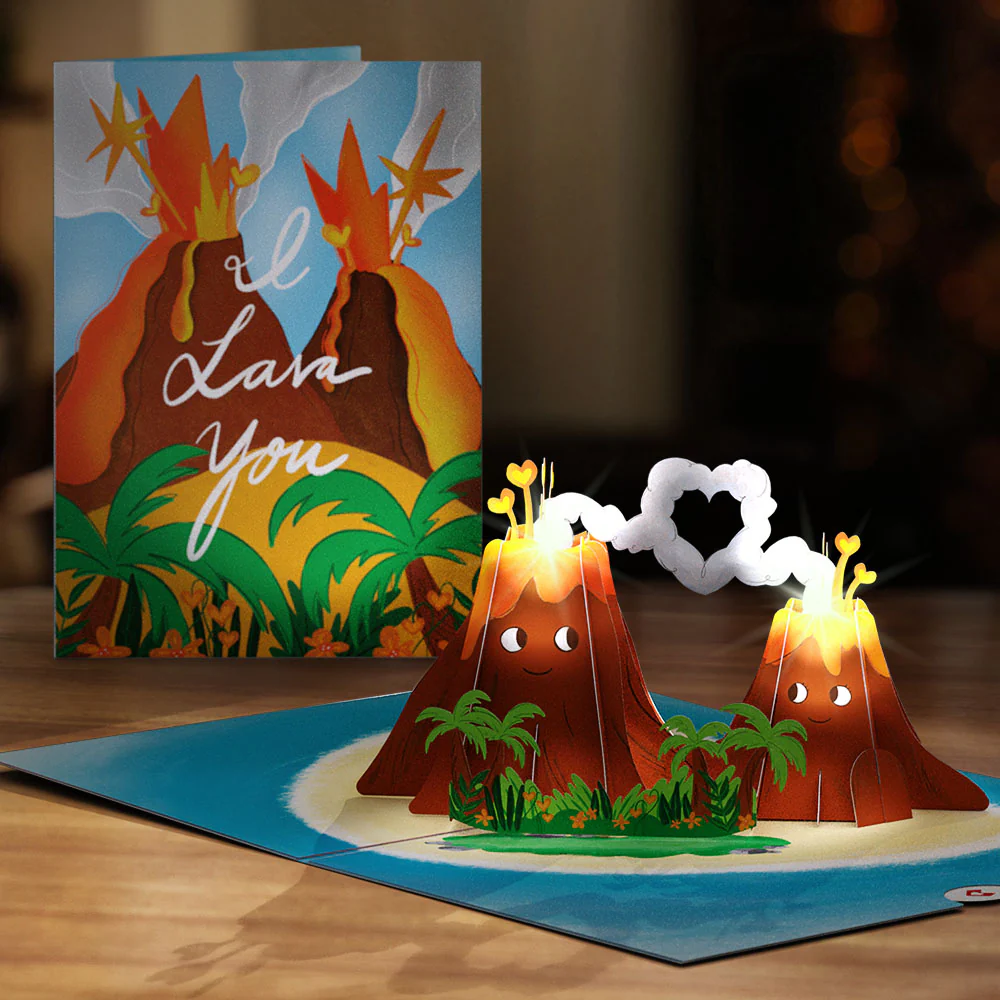 Whimsical Love Light-Up Pop-Up Card 3-Pack - Image 6