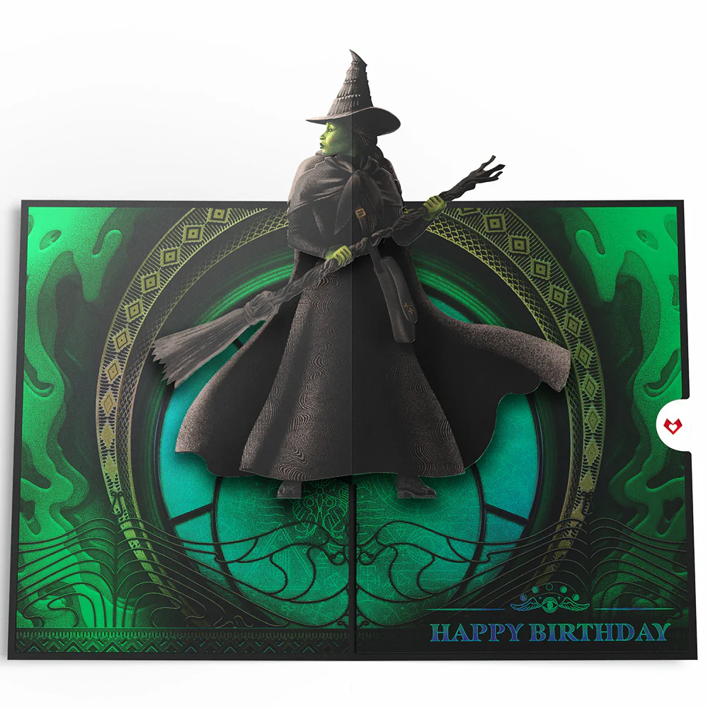 Wicked Defy Gravity Birthday Pop-Up Card - Image 4