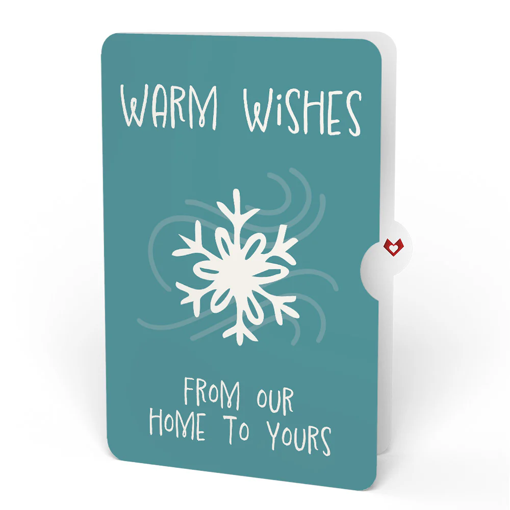 Winter Chickadees Pop-Up Card and Snowflake Holiday Sentiment Set - Image 4