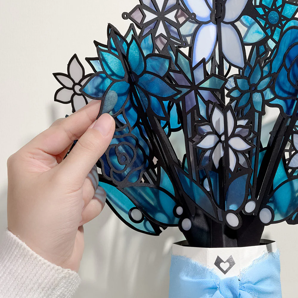 Winter Starlight Suncatcher Bouquet and Blessing Christmas Tree Sentiment Set - Image 3
