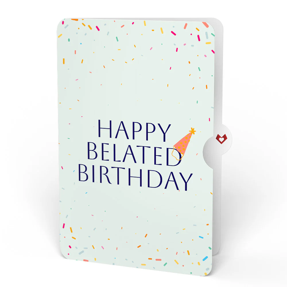 Wishing You a Happy Belated Birthday Music and Lights Pop-Up Card and Sentiment Set - Image 4