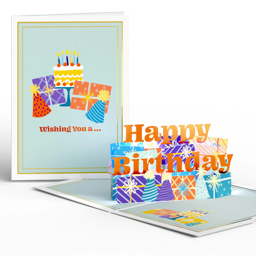 Wishing You a Happy Birthday Music and Lights Pop-Up Card - Image 3