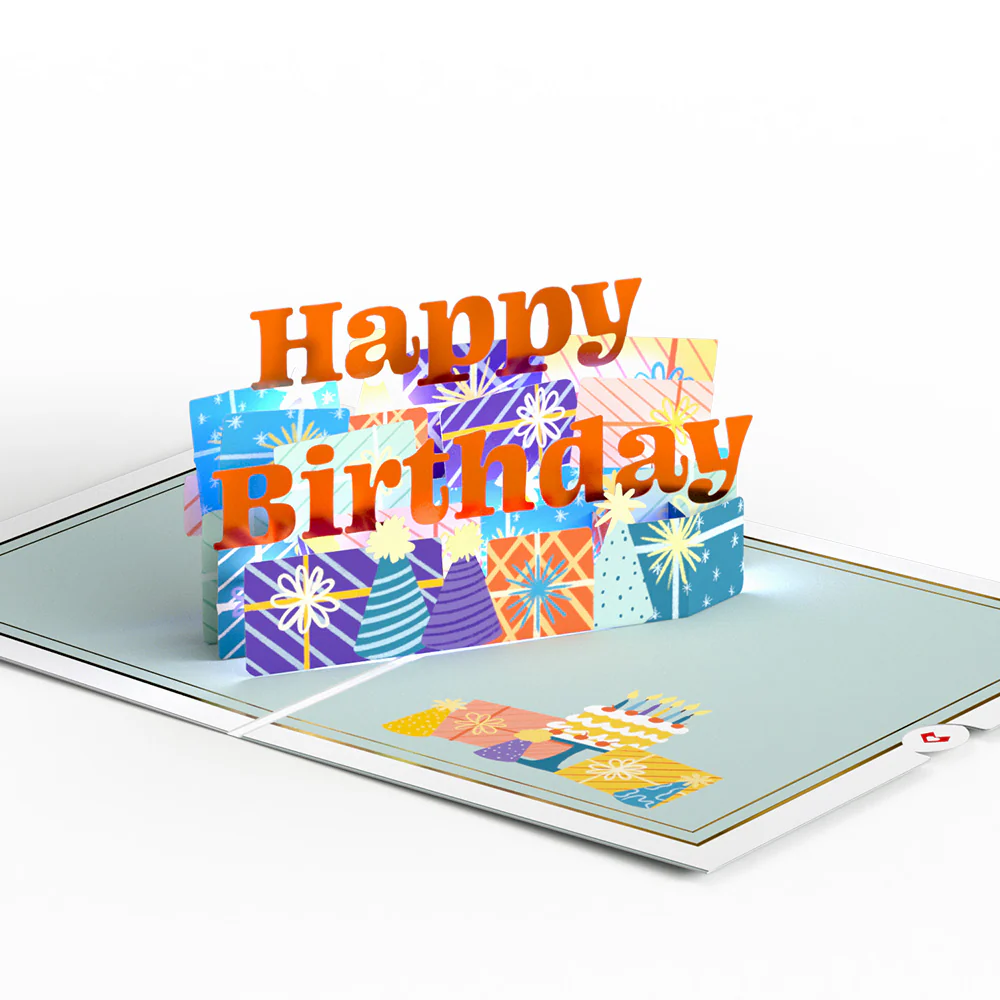 Wishing You a Happy Birthday Music and Lights Pop-Up Card - Image 4