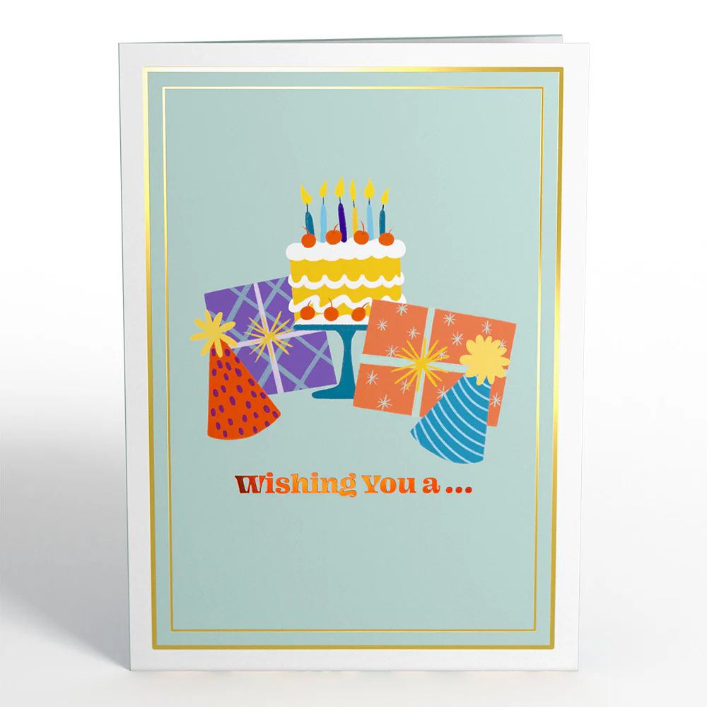 Wishing You a Happy Birthday Music and Lights Pop-Up Card - Image 5