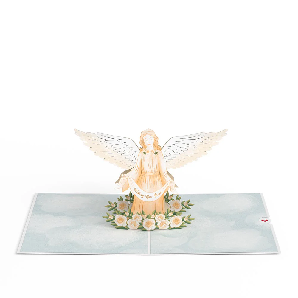 Wishing You Peace Sympathy Pop-Up Card - Image 3
