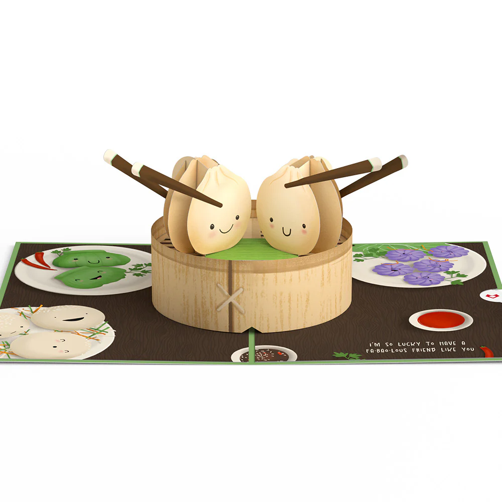 Wonton in a Million Friendship Pop-Up Card - Image 4