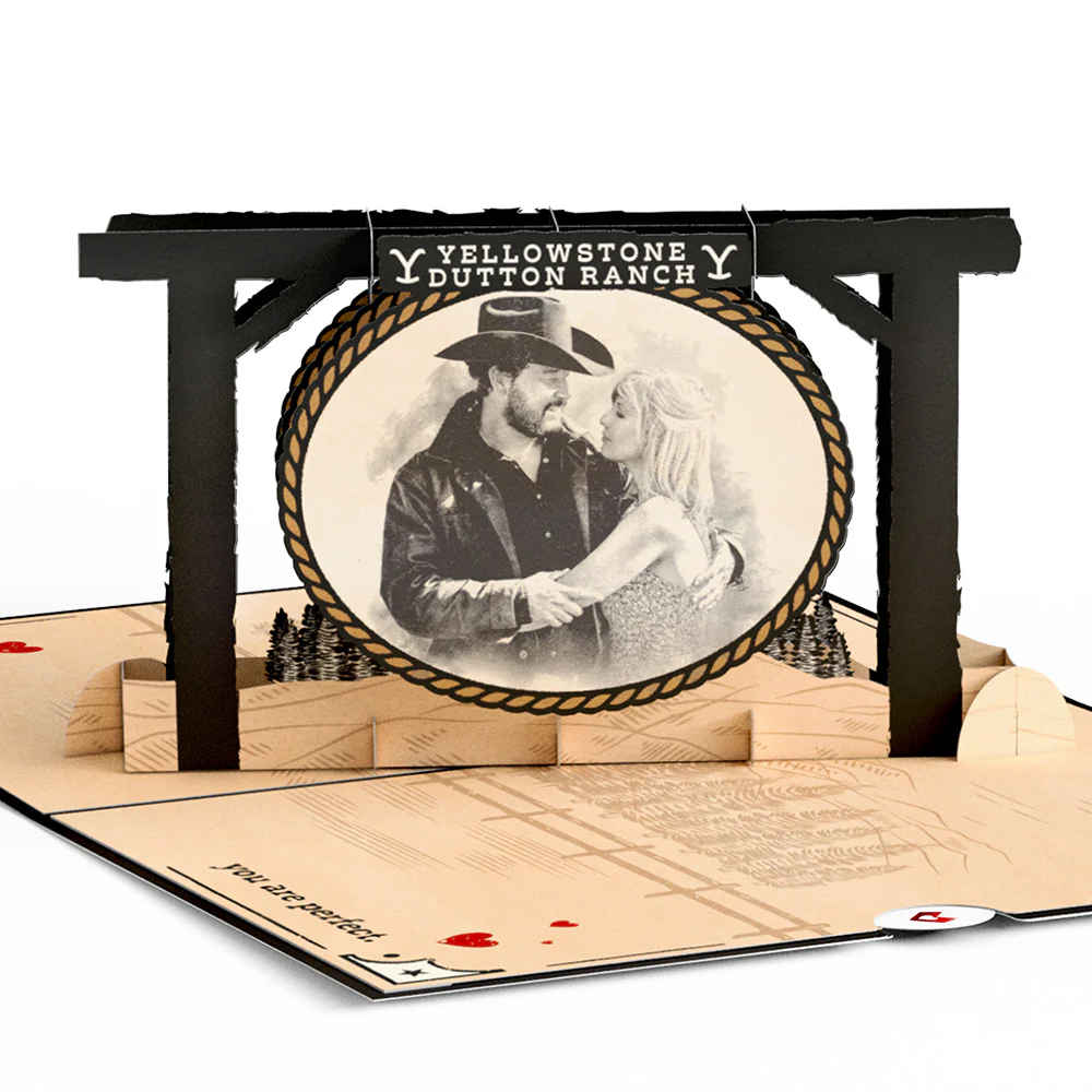 Yellowstone My Tomorrows Are All Yours Beth & Rip Pop-Up Card - Image 2