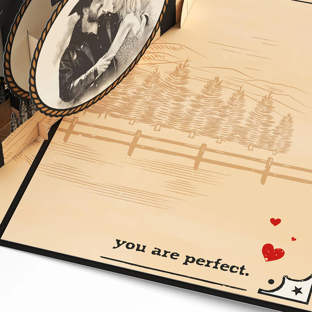 Yellowstone My Tomorrows Are All Yours Beth & Rip Pop-Up Card - Image 3