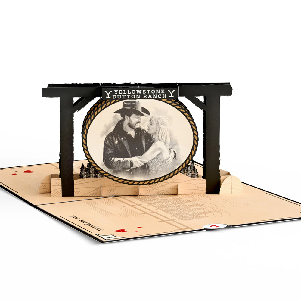 Yellowstone My Tomorrows Are All Yours Beth & Rip Pop-Up Card - Image 4