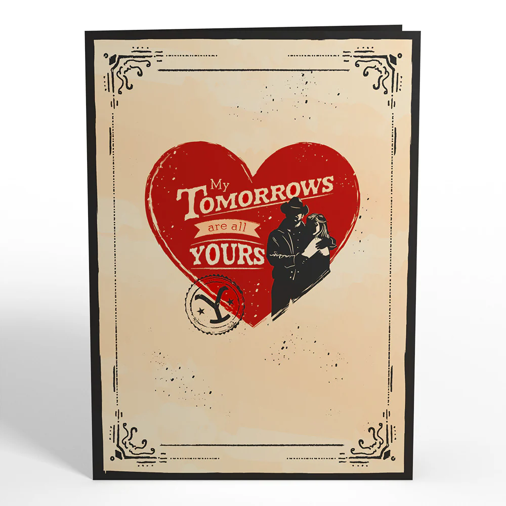 Yellowstone My Tomorrows Are All Yours Beth & Rip Pop-Up Card - Image 5