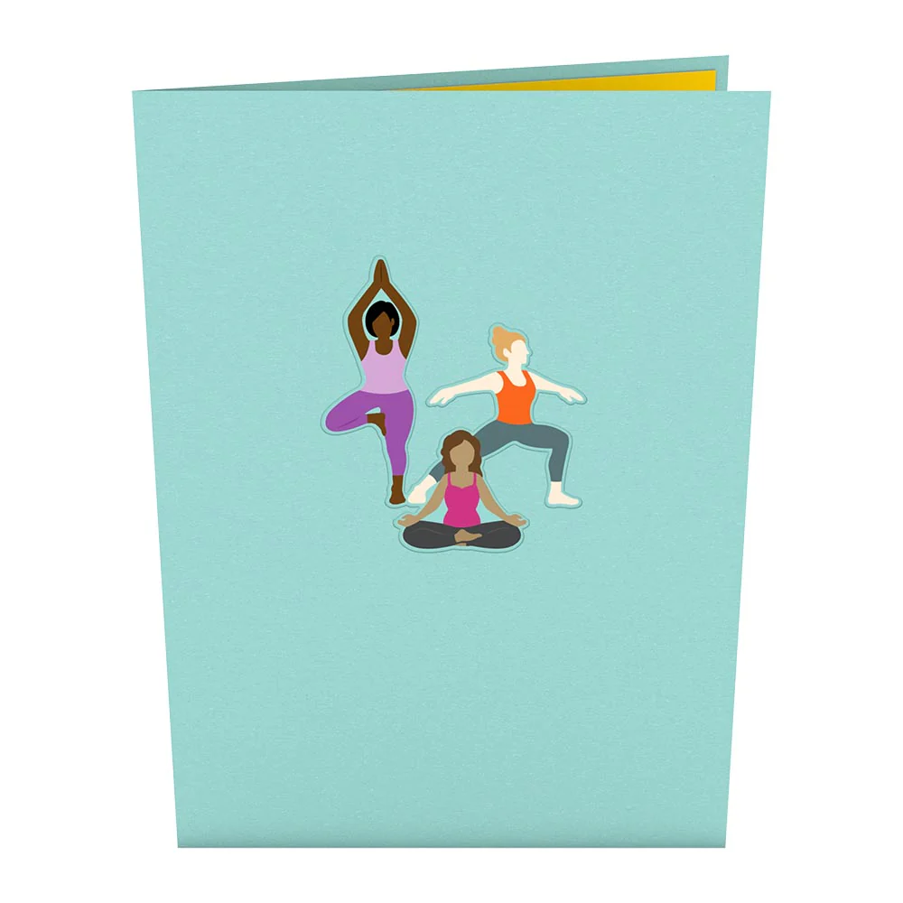Yoga Poses Pop-Up Card - Image 4