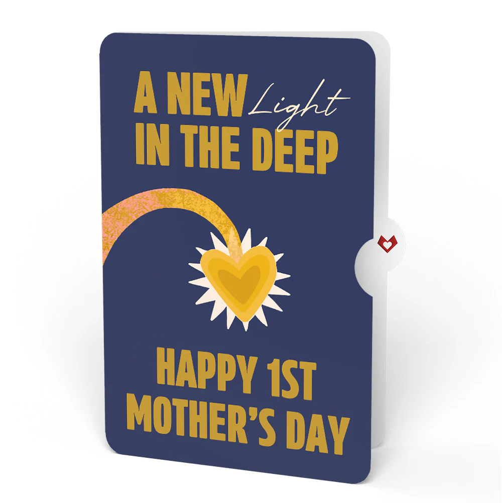 You Are My Sunshine Anglerfish First Mother's Day Pop-Up Card and Sentiment Set for New Mom - Image 4