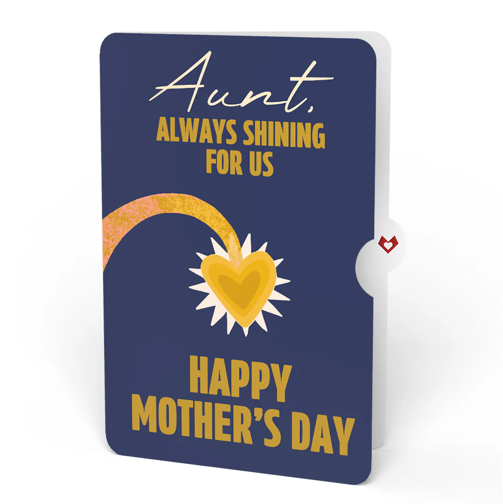 You Are My Sunshine Anglerfish Mother's Day Pop-Up Card and Sentiment Set for Aunt - Image 4