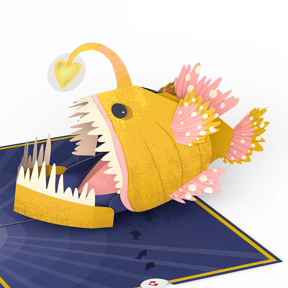 You Are My Sunshine Anglerfish Mother's Day Pop-Up Card and Sentiment Set for Sister - Image 3