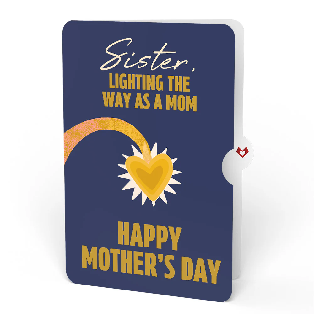 You Are My Sunshine Anglerfish Mother's Day Pop-Up Card and Sentiment Set for Sister - Image 4