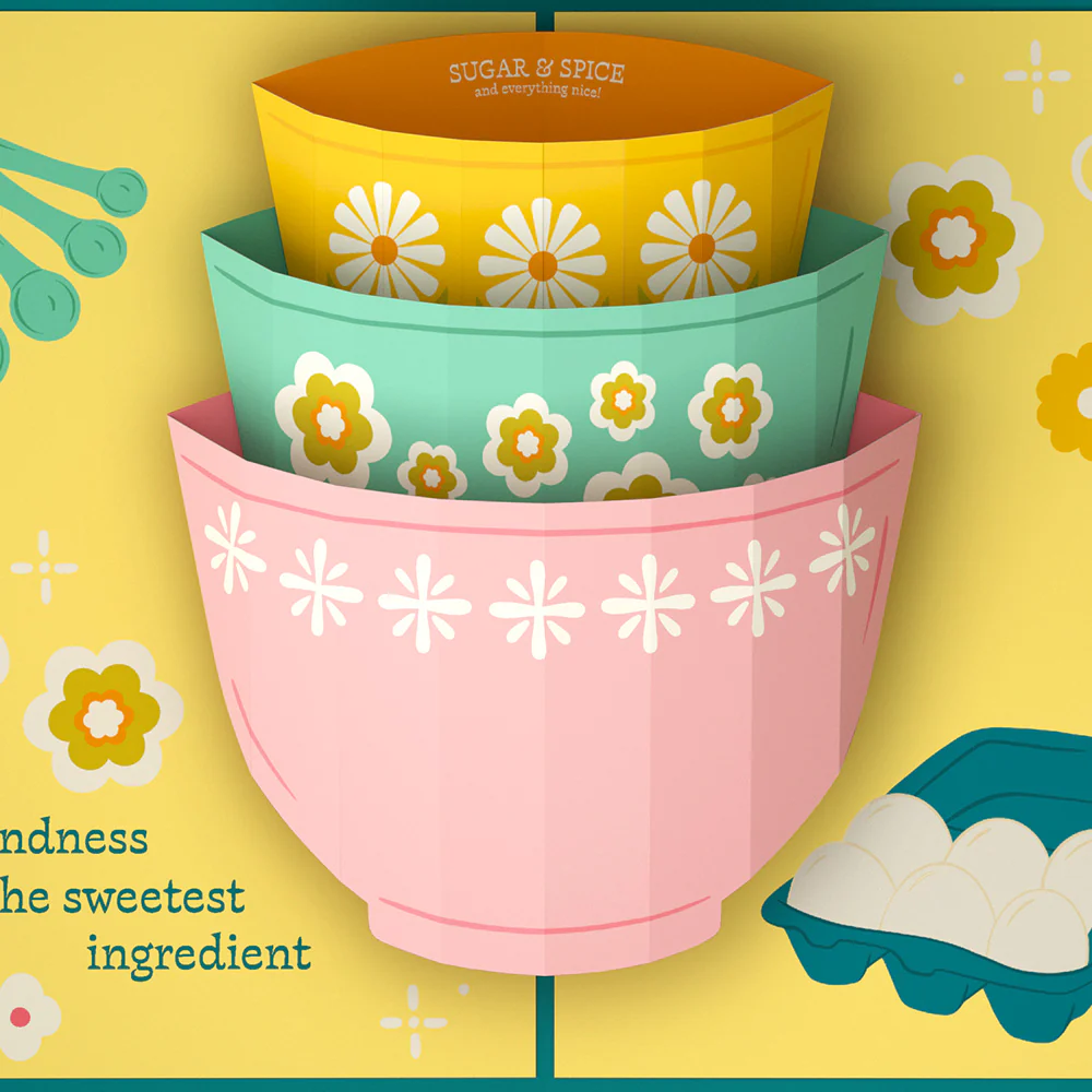 You Bake the World a Better Place Thanksgiving Pop-Up Card and Sentiment Set - Image 3