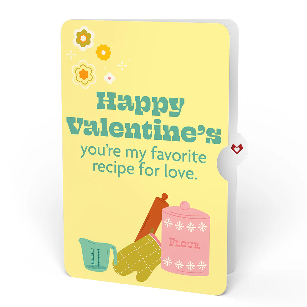 You Bake the World a Better Place Valentine's Day Pop-Up Card and Sentiment Set - Image 4