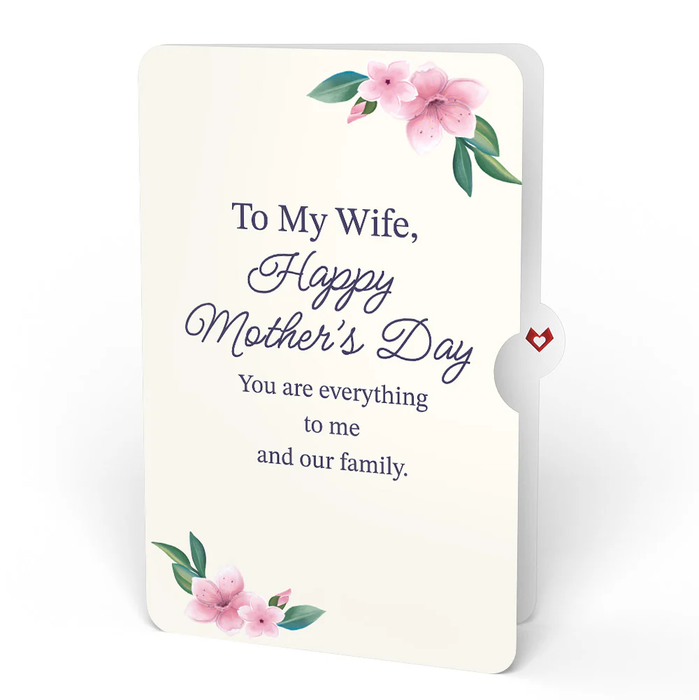 You Brighten My World Birds Mother's Day Suncatcher Card and Sentiment Set for Wife - Image 4