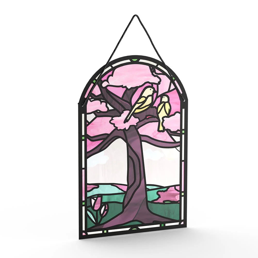 You Brighten My World Birds Suncatcher Card & Pop-Up Bouquet Bundle - Image 10