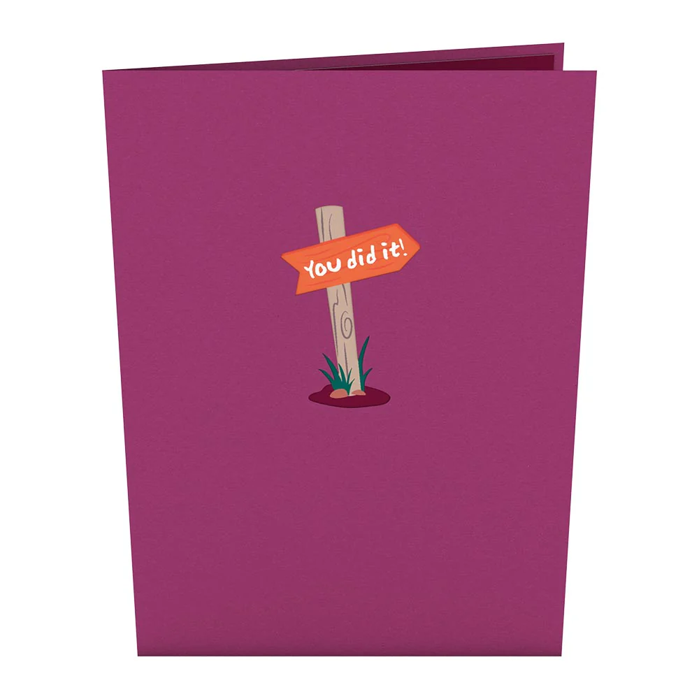 You Did It Mountains Pop-Up Card - Image 4